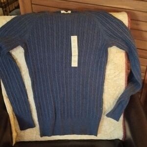 Sonoma navy 100% cotton sweater new with tags